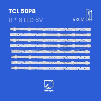 بکلایت تلویزیون تی سی ال 50P8