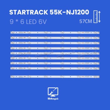 بک لایت تلویزیون استار ترک مدل 55K-NJ1200