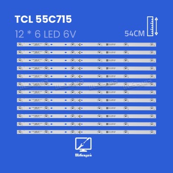 بک لایت تلویزیون تی سی ال 55C715