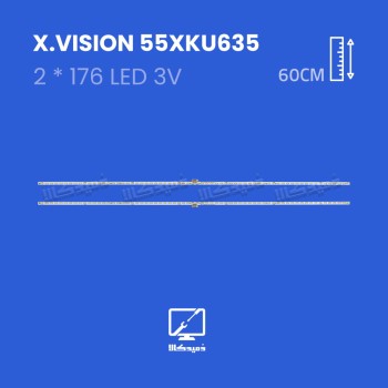 بکلایت تلویزیون ایکس ویژن  مدل 55XKU635
