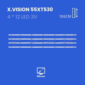 بک لایت تلویزیون ایکس ویژن مدل 55XT530