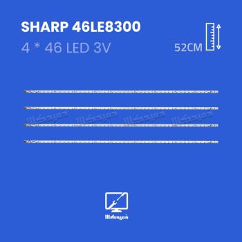 بکلایت تلویزیون شارپ مدل 46LE8300