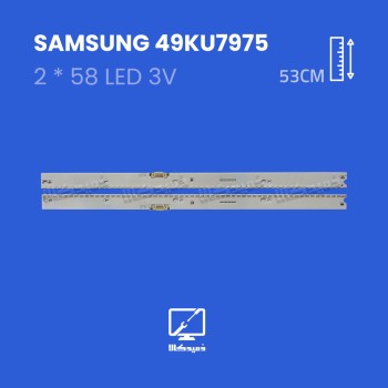 بک لایت تلویزیون سامسونگ مدل 49KU7975