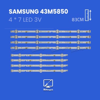 بک لایت تلویزیون سامسونگ مدل UA43M5850