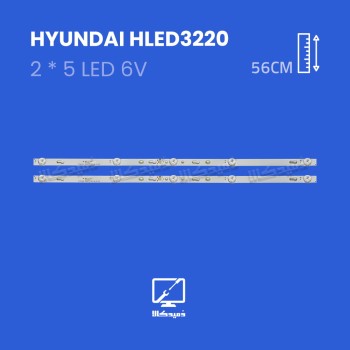 بک لایت تلویزیون هیوندای مدل HLED3220