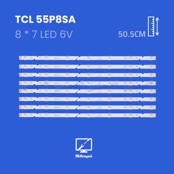 بک لایت تلویزیون تی سی ال 55P8SA