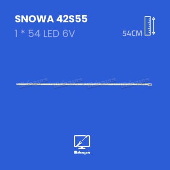 بک لایت تلویزیون اسنوا مدل 42S55