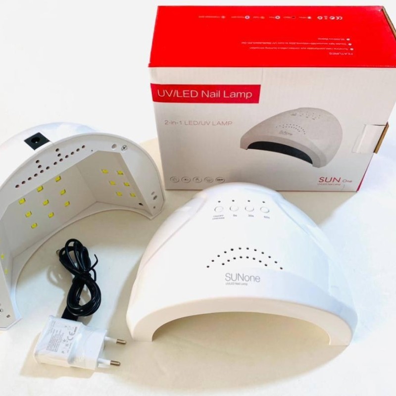دستگاه UV LED سان Sun One | لاک خشک‌کن حرفه‌ای ناخن ژل و کاشت با فناوری نور LED/UV