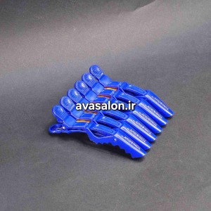 گیره مو منقاری کروکودیل CROCODILE | کلیپس حرفه‌ای تقسیم مو برای آرایشگاه و براشینگ