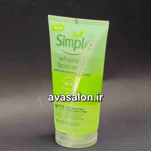 ژل شستشوی صورت سیمپل Refreshing Facial Wash (Simple) | پاک‌کننده ملایم و مناسب انواع پوست حساس