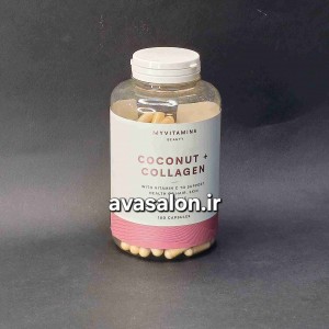 قرص کوکونات کلاژن Coconut Collagen 180 عددی اصل انگلیس | تقویت پوست، مو و ناخن + جوانساز قوی