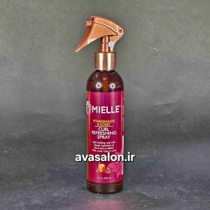 اسپری انار و عسل ارگانیک میلی Mielle | آبرسان، نرم‌کننده و تقویت‌کننده موهای فر و خشک