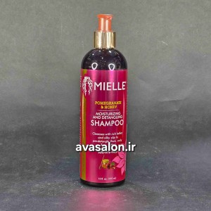 شامپو انار و عسل ارگانیک میلی Mielle | تقویت‌کننده، آبرسان و مناسب موهای فر و خشک