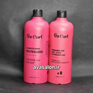 مواد فر مو پروکرل (Pro Curl) – محلول فر دائم حرفه‌ای 1000 میل برای ایجاد فر ماندگار و طبیعی