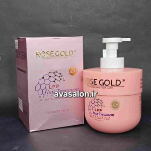 LPP رزگلد (Rose Gold LPP) – ماسک و پروتئین ترمیم‌کننده مو 1000 میل | احیا و بازسازی موهای آسیب‌دیده