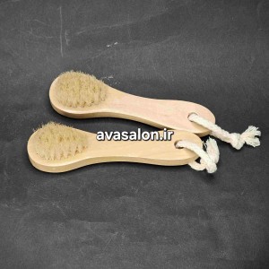 براش چوبی اسکالپ حرفه‌ای – ابزار موادگذاری و پخش یکنواخت مواد روی پوست سر