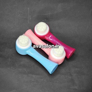 فیس براش دسته‌دار شستشوی صورت | پاکسازی عمیق پوست، لایه‌برداری ملایم و افزایش شفافیت پوست صورت