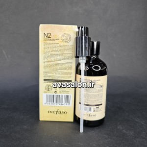 روغن موی حرفه‌ای مِفاسو (Mefaso) بیوتین و کلاژن | ترمیم‌کننده، آبرسان و تقویت‌کننده عمقی مو