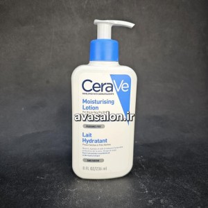 لوسیون مرطوب‌کننده سراوی CeraVe پوست خشک تا خیلی خشک 236 میلی‌لیتر | آبرسان قوی و نرم‌کننده صورت و بدن