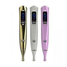 پلکسر بیوتی پن 9 حالته 2 چراغه Mole Freckle Pen KM-851 | حذف خال، لک و جوانسازی پوست بدون جراحی