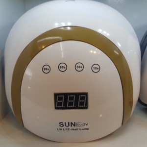 دستگاه UV/LED ناخن سان مدل DJ 2V | لاک خشک‌کن حرفه‌ای ژل ناخن با نور LED و UV
