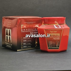 ماسک مو پروتئینی اجی مکس Agi Max | ترمیم‌کننده، تقویت‌کننده و بازسازی موهای آسیب‌دیده و ضعیف