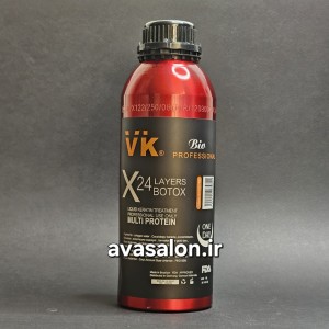 بوتاکس مو 24 لایه VK X24 Layers حجم 1400 میل | احیاکننده، صافی و ترمیم‌کننده عمیق موهای آسیب‌دیده