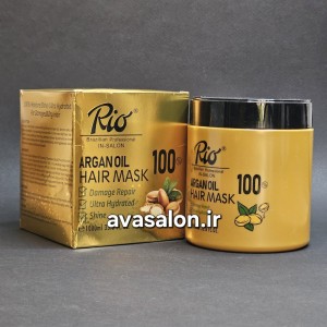 ماسک مو ریو RIO بدون سولفات حجم 1000 میل | ترمیم‌کننده، نرم‌کننده و احیاکننده موهای آسیب‌دیده
