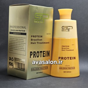 پروتئین مو اس پی SP Golden Protein | احیاکننده، تقویت‌کننده و صافی حرفه‌ای موهای آسیب‌دیده