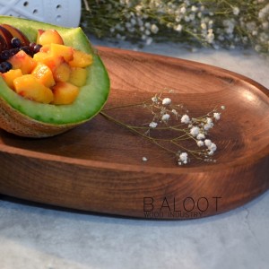 اردور چوبی بیضی مدل ولوت لوکس (چوب راش وارداتی) – کد 4524