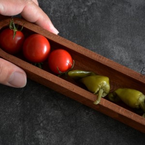 زیتون خوری چوبی ساده کد 3361