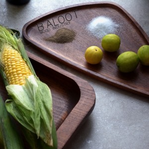 سینی چوبی  مثلث بزرگ کد 3357