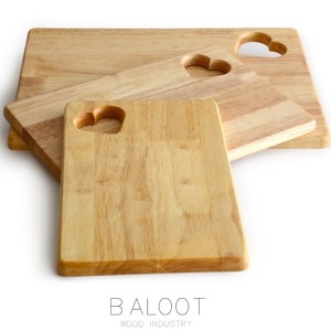 تخته گوشت  چوبی مدل قلبی بزرگ کد 3320