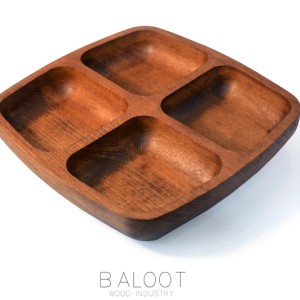 اردور چوبی چهارخانه مربع لوکس (چوب راش وارداتی) – کد 4515