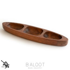 اردور چوبی قایقی سه‌خانه لوکس (چوب راش وارداتی) – کد 4517