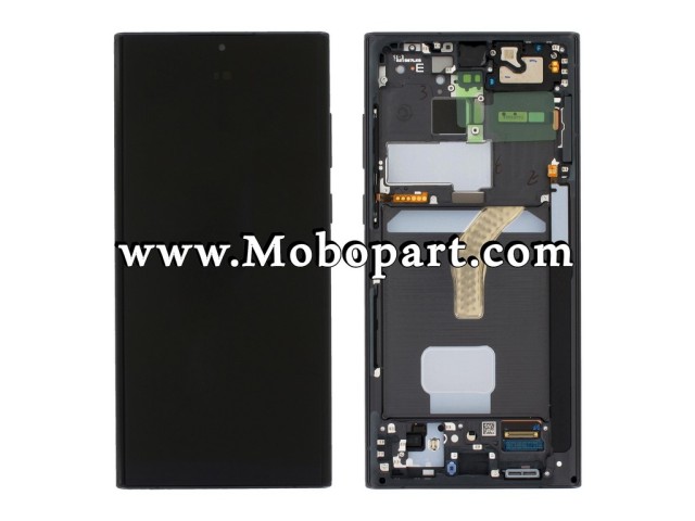 تاچ و ال سی دی سامسونگ اس 22 الترا | LCD SAMSUNG S22 ULTRA - S908 با فریم اورجینال شرکتی
