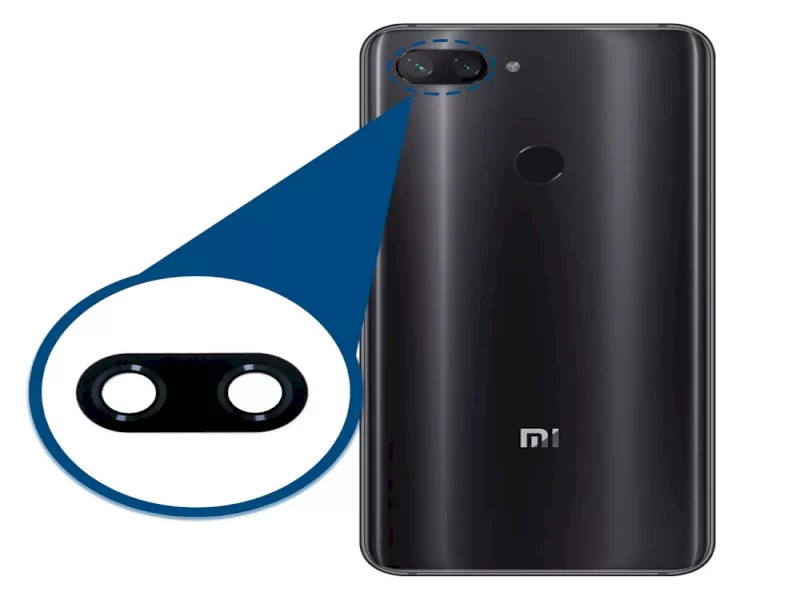 گلس دوربین می 8 لایت / GLASS CAMERA MI 8 LITE