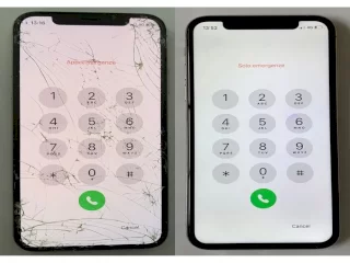 تعویض گلس السیدی ایفون ایکس اس مکس / chenge glass iphone Xs max