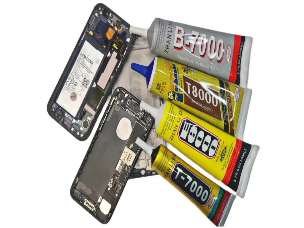 مقایسه چسب های E8000 و B7000 برای تعویض تاچ ال سی دی