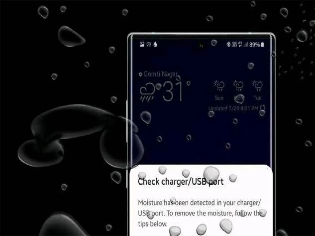 رفع ارور رطوبت گوشی