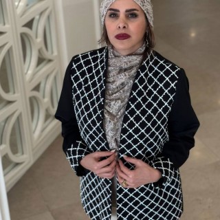 کت پولک سفید