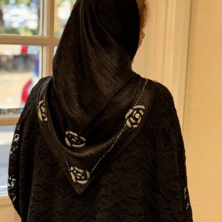 روسری پتینه ملیله دوزی
