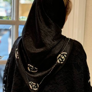 روسری پتینه ملیله دوزی