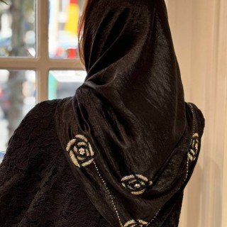روسری پتینه ملیله دوزی