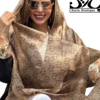 شال تور نخی طرح گوچی