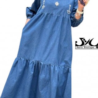 پیراهن  زنانه جین