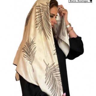 روسری  زنانه طرح برگ