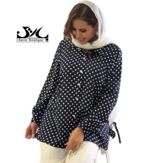 شومیز نخی خال خال