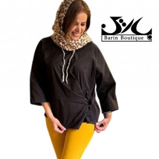 بلوز نخی مشکی تارا