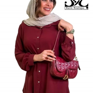 شومیز زنانه کرپ حریر دریا